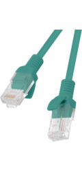 Lanberg Patchcord, Cat6, nestíněný, 0,5 m, zelený (PCU6-10CC-0050-G)