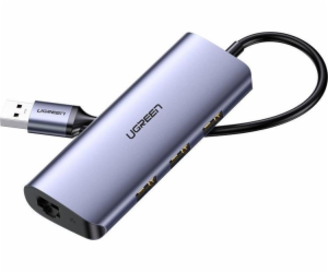 USB HUB Ugreen CM252 1x microUSB 1x RJ-45 + 3x USB-A 3.0 ...