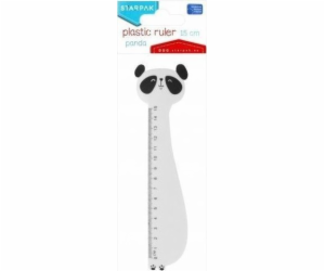 Starpak Plastové pravítko Panda 15cm