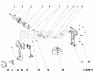 Sklíčidlo Dedra Drill