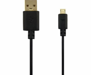 Vega USB-A - microUSB kabel 1,5 m černý (16881)