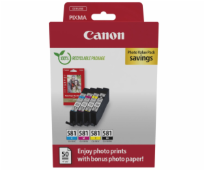Canon CARTRIDGE CLI-581 BK/C/M/Y PHOTO VALUE pro PIXMA TS...