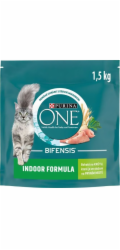 PURINA One Bifensis Indoor Formula - suché krmivo pro kočky - 1,5 kg
