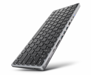 AXAGON HMC-KB-US, USB 5Gbps hub s US klávesnicí, HDMI 4K/...