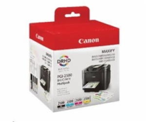 Canon PGI-2500 BK/C/M/Y Multipack - 4-balení - černá, žlu...