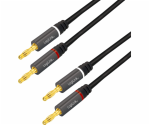 LogiLink Banan x2 - Banan x2 kabel 5m černý (CA1211)