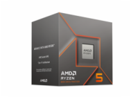 CPU AMD RYZEN 5 8400F, 6-core, až 4,7GHz, 22MB cache, 65W, socket AM5, BOX