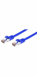 C-TECH Kabel patchcord Cat6, FTP, modrý, 0,5m