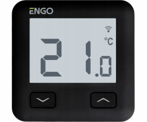 Internetový regulátor teploty, WI-FI, 230V, černý