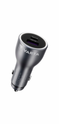Varta Car Charger 45 Watt Output 1xUSB A / 1xUSB-C PD 57933101111