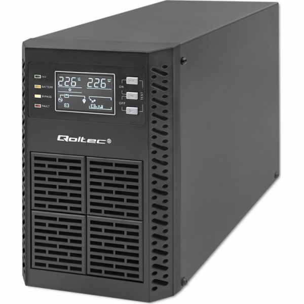 Záložní zdroj UPS Qoltec 52280 | 1kVA | 1000W | Účiník 1,...