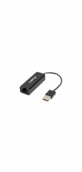 Lanberg NC-0100-01 kabelové rozhraní a přechodky USB-A RJ-45 Černá
