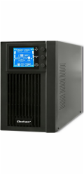 QOLTEC 53042 Qoltec Nepřerušitelný zdroj napájení On-line 1kVA 800W LCD USB