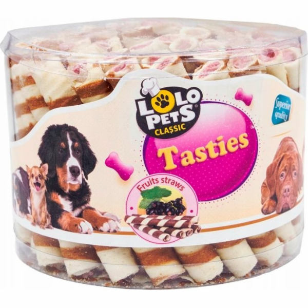 Lolo Pets Classic OVOCNÉ Trubičky PRO PSY - náprstek
