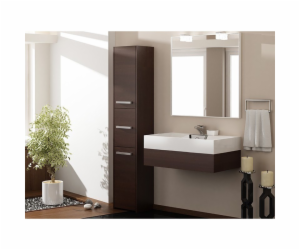 Topeshop S43 WENGE koupelnový doplněk Hnědá