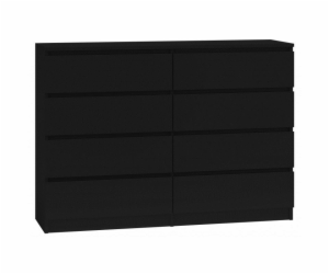 Topeshop M8 140 ČERNÁ Komoda