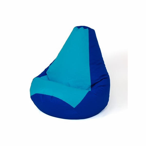 Sako taška pouffe Hruškově modrá L 105 x 80 cm