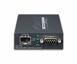 PLANET RS232/RS-422/RS485 t 100Bas-FX sériový server
