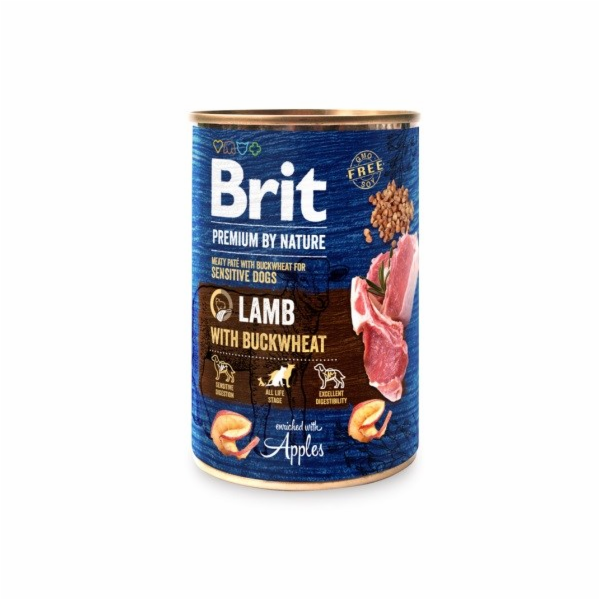 BRIT Premium by Nature Lamb with Pohanka - Mokré krmivo p...