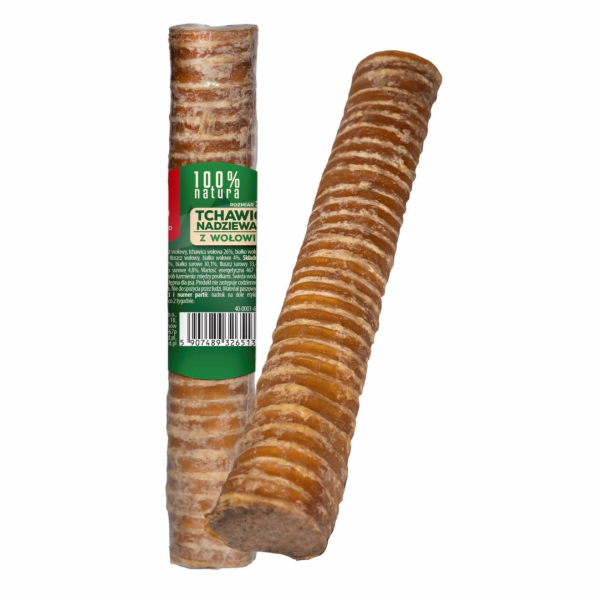MACED Trachea plněná hovězím masem - žvýkačka pro psa - 150g