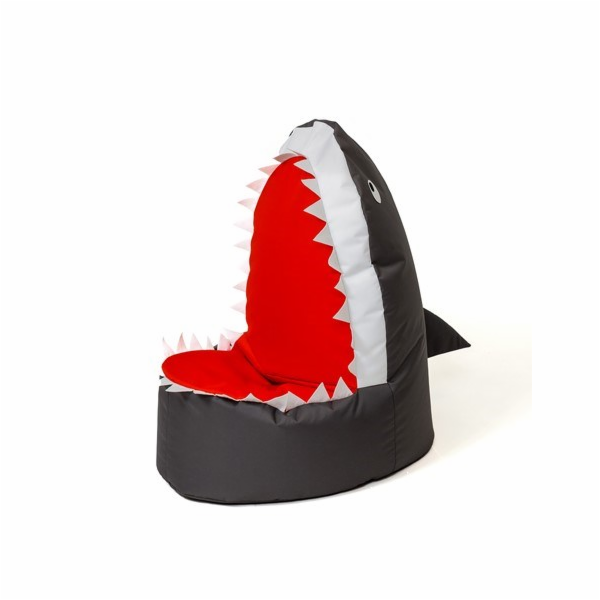 Sako taška pouf Shark black XXL 100 x 60 cm