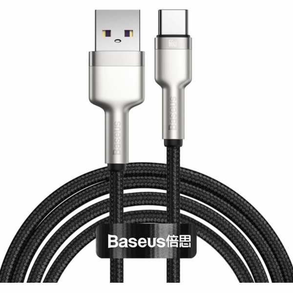 Kabel USB pro USB-C Baseus Cafule, 66 W, 2 m (černý)