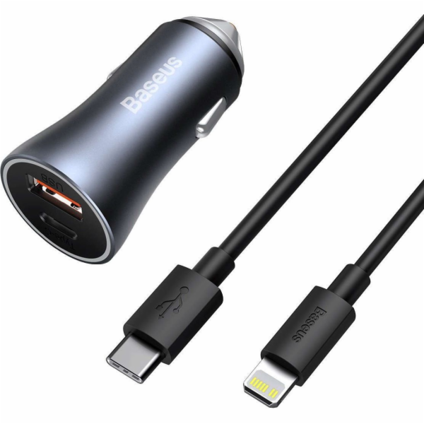 Nabíječka Baseus Golden Contactor Pro, USB + USB-C, QC4.0...