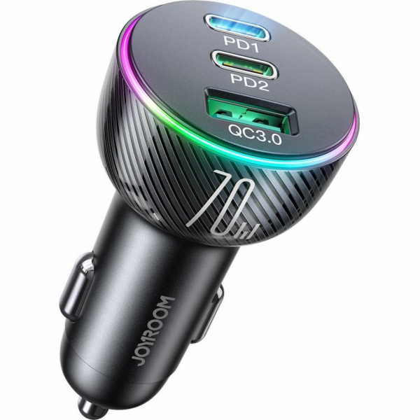 Nabíječka do auta Joyroom JR-CL26, 2x USB-C PD, 1x USB 70...