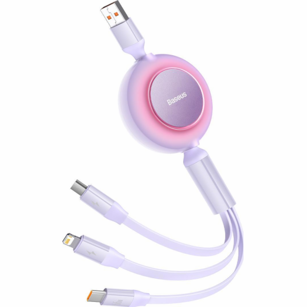 Baseus Bright Mirror 3, USB kabel 3 v 1 pro micro USB / U...
