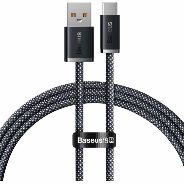 Kabel USB na USB-C Baseus řady Dynamic, 100 W, 1 m (šedý)