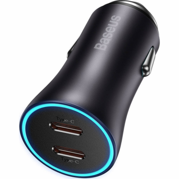 Baseus Golden Contactor Pro nabíječka do auta, 2x USB-C, ...