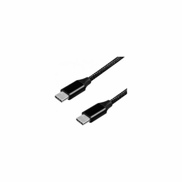 LogiLink USB-A - USB-C kabel USB 1 m černý (CU0154)
