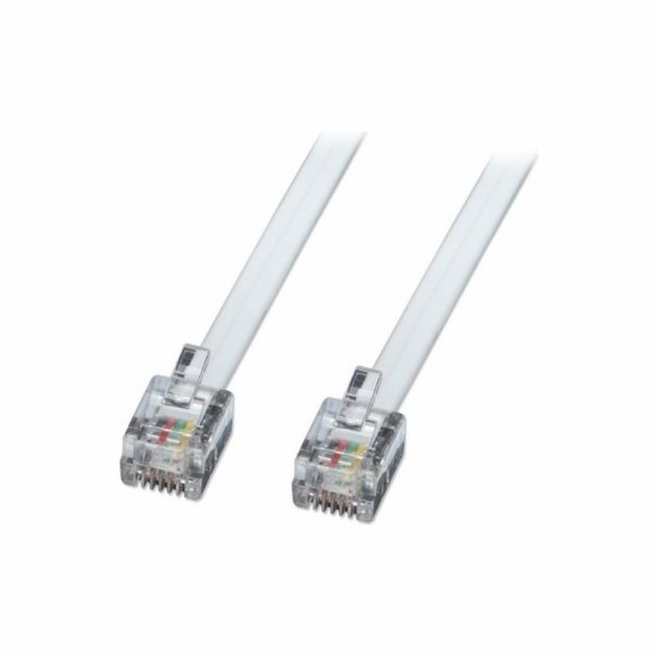 Lindy RJ-12 6P4C, crossover, 3m (34224)