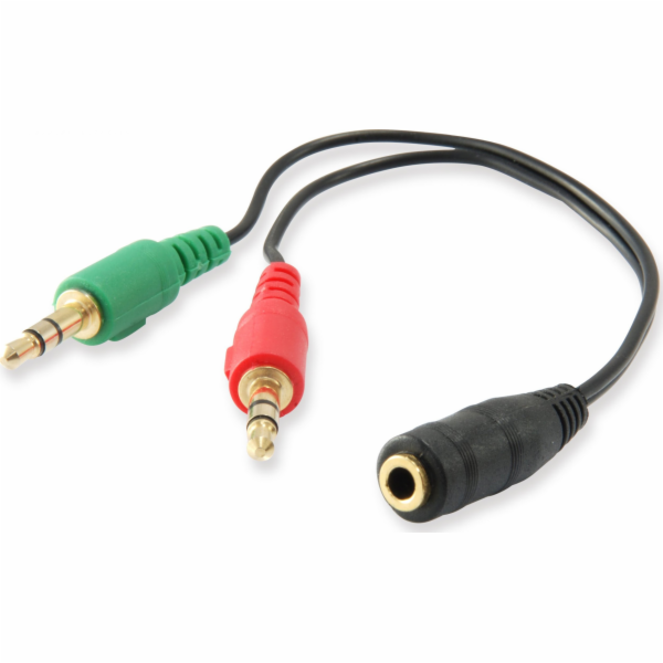 Equip Audio Splitter Y-Kabel samice -> 2x samec kabel