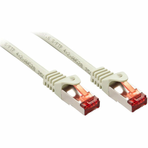 Lindy Patchcord Cat.6 S/FTP 7,5m, šedý (47347)