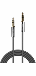 Lindy Jack 3,5mm kabel - Jack 3,5mm 1m stříbrný (35321)