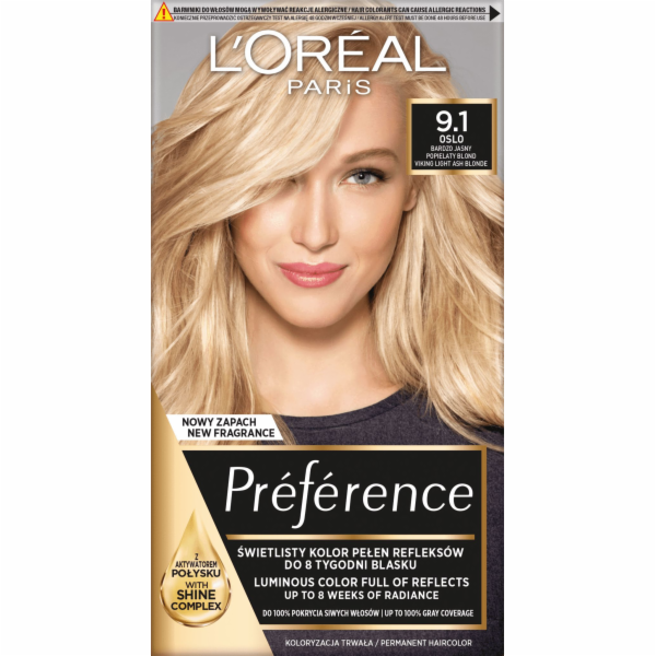 L Oreal Paris Recital Preference Dye Z Velmi světlá popel...
