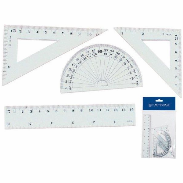 Starpak Geometric set 15cm 4 prvky (174930)