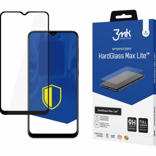 3MK Samsung Galaxy A03s 4G Black - 3mk HardGlass Max Lite