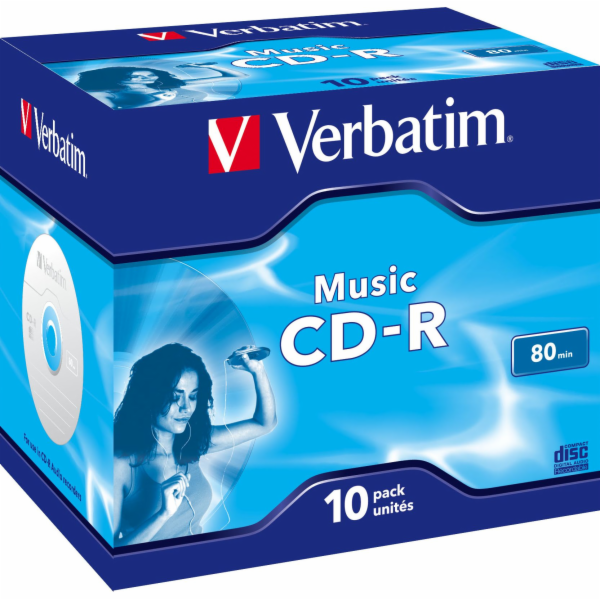 Verbatim CD-R 700 MB 16x 10 kusů (43365)