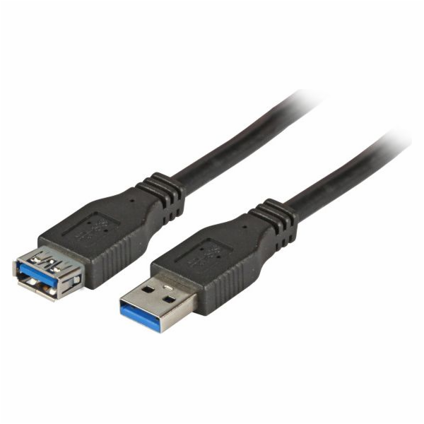 EFB USB kabel USB-A – USB-A 3 m černý (K5237.3)