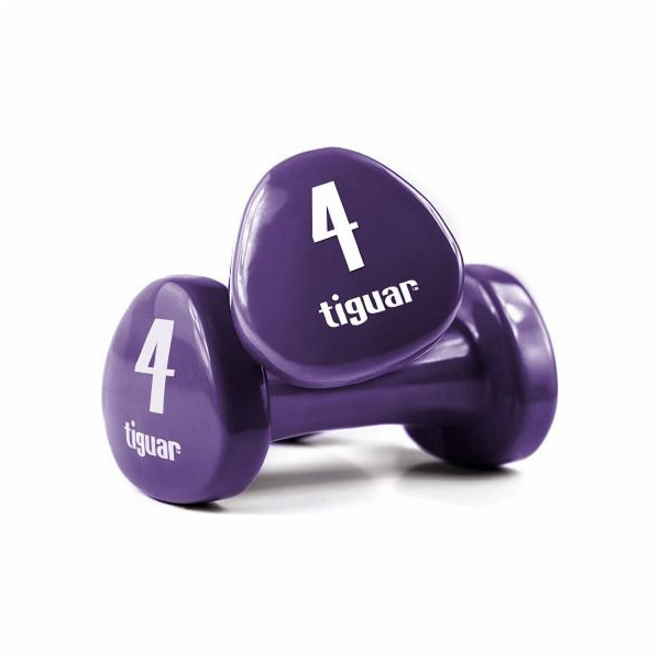 Tiguar činky TI-HW0040 vinyl 2 x 4 kg