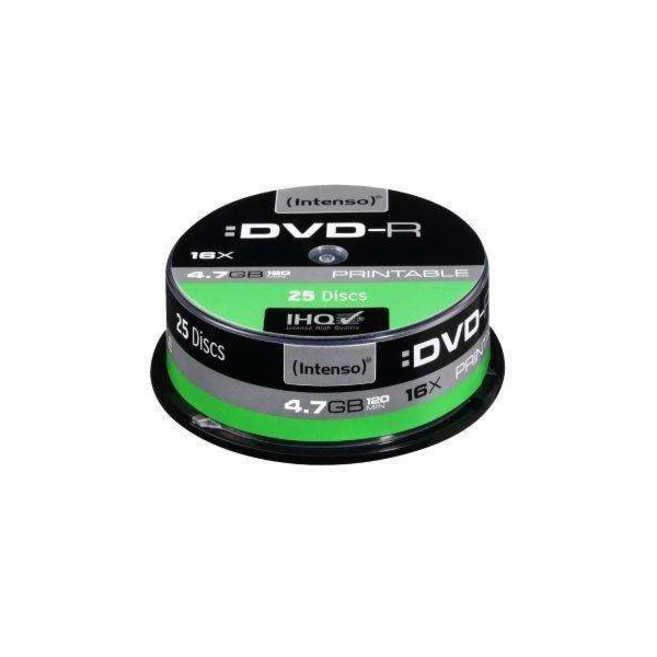Intenso DVD-R 4,7 GB 16x 25 kusů (4801154)