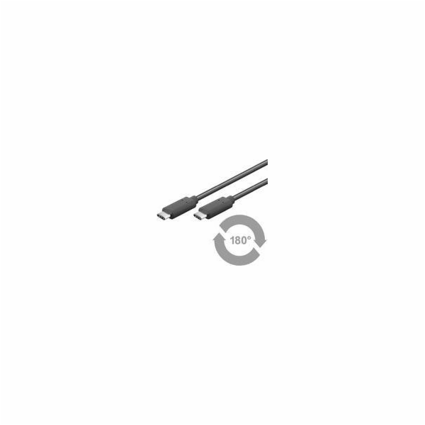 MicroConnect USB kabel USB-C – USB-C 2 m černý (USB3.1CC2)