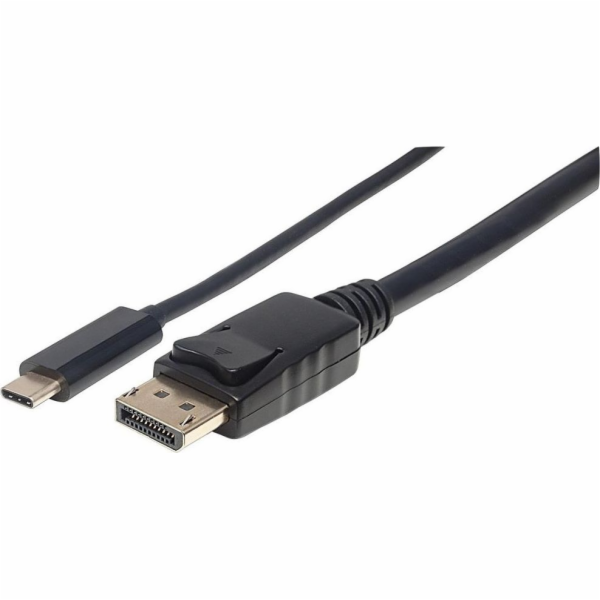 Manhattan USB-C – DisplayPort USB kabel 1 m černý (152471)