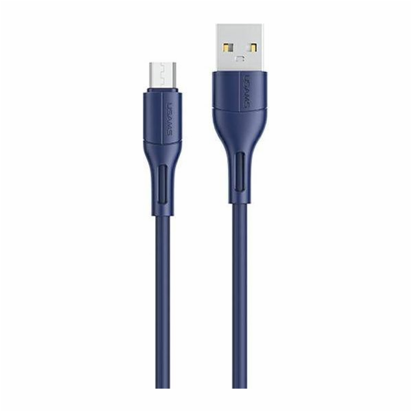 Usams USB-A - microUSB USB kabel 1 m Modrý (SJ502USB03)