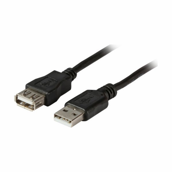 EFB USB kabel USB-A – USB-A 0,5 m černý (K5428SW.0.5V2)