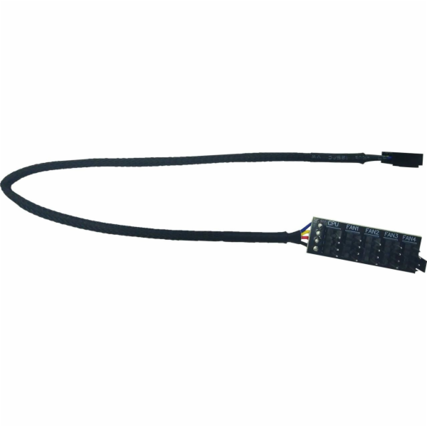 Nanoxia 4pin – 4pin x5, Black (336213)