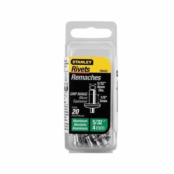 Hliníkový nýt Stanley 4 x 3 mm 20ks. (PAA52T1)