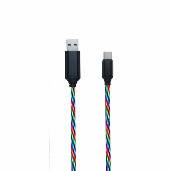 USB 2GO USB-A - USB-C kabel 1 m vícebarevný (797146)